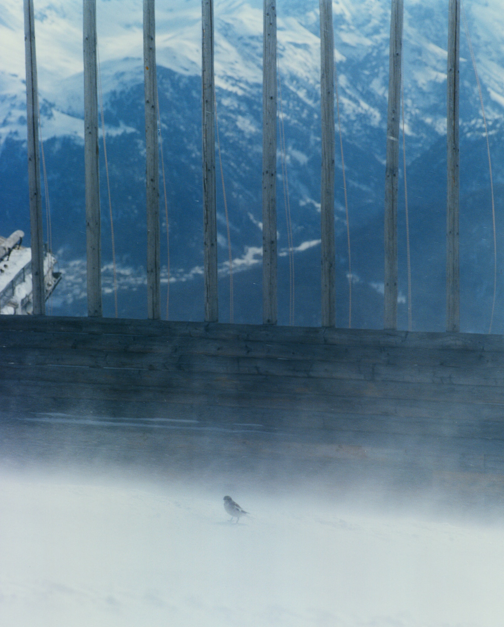 Extracts from two distinct stories I shot for *Saint Moritz Magazine*, one about *Laglaufers* (cross-country skiers) and one about the infrastructure and machines of the station. In collaboration with my best skiing assistant Lucas Mathon. *{Art Direction by Carol Montpart}* - © Maciek Pożoga