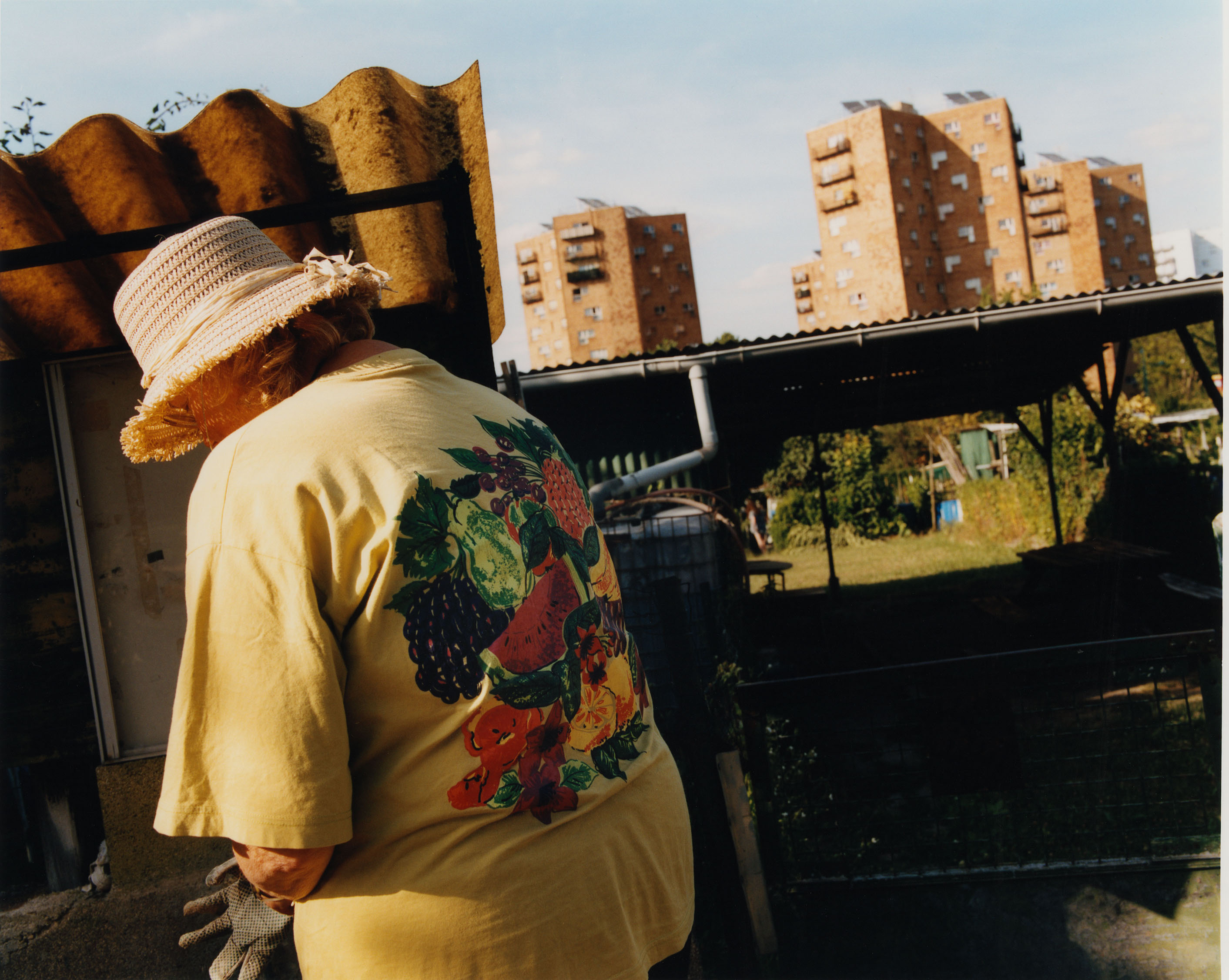 *Annick aux Jardins ouvriers des Vertus*, Aubervilliers, Juillet 2019 - © Maciek Pożoga